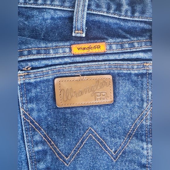 SOLD!!!Wrangler 13 Original FR Men’s Blue Denim Jeans - Picture 7 of 7